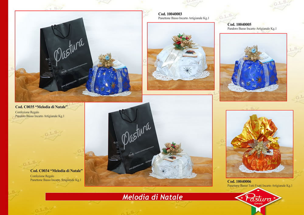 Melodia di Natale / Panettone Basso Incarto Artigianale